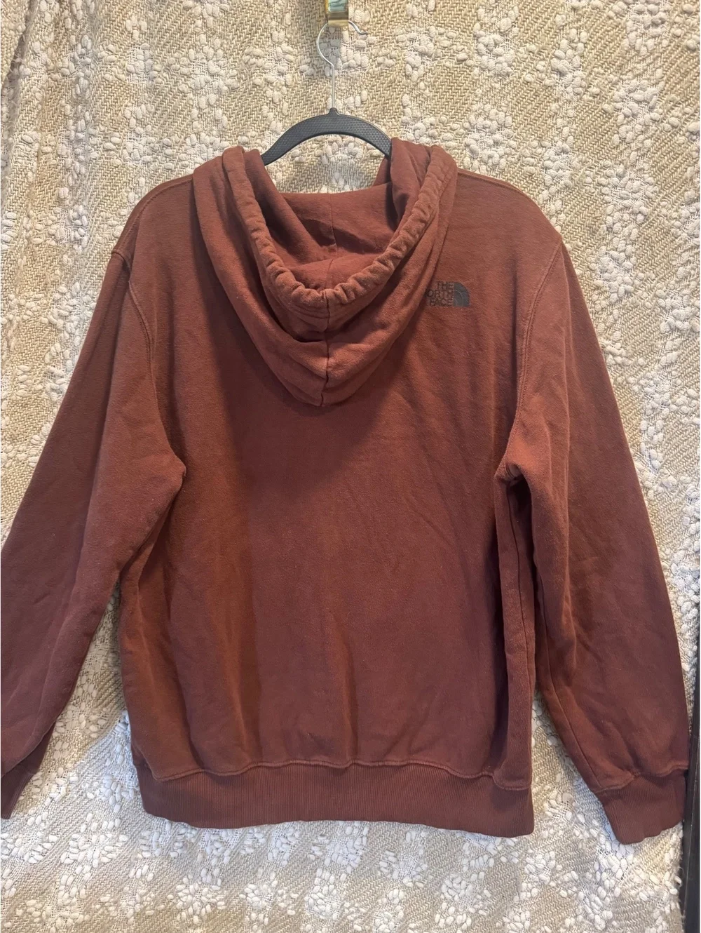 The North Face Men's Bear Long Sleeve Pullover Hoodie/Sweater Brown Size L